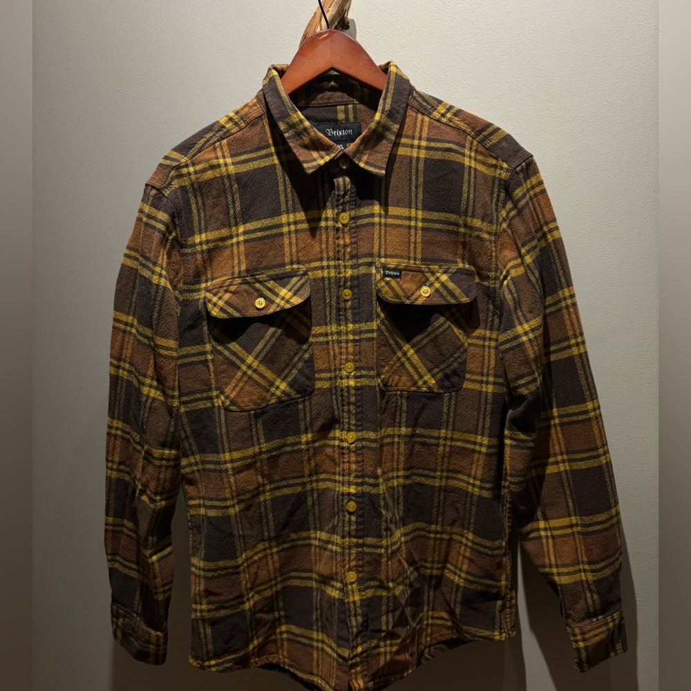 Brixton bowery mens flannel size XL